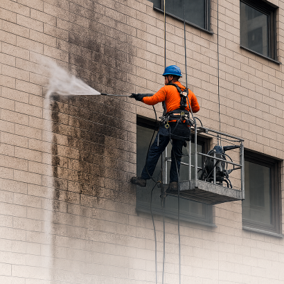 外牆高壓沖洗定期維護的重要性